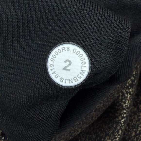 LULULEMON Wunder Under High-Rise Tight 28" Sz 2 Luminosity Foil Black Copper - Picture 6 of 6